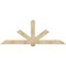Ekena Millwork Kennewick Rough Sawn Timber Gable Bracket, Douglas Fir, 96"W x 36"H x 4"D x 6"F, 9/12 Pitch GBW096X36X0406KEN00RDF - alternate 1